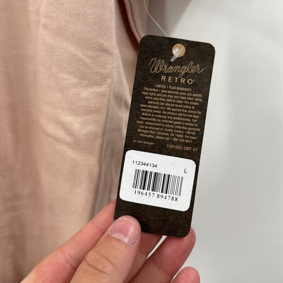 NWT Wrangler Rope Logo Graphic Short-Sleeve T-Shirt - Picture 3 of 6